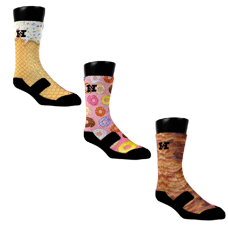 Foodie Sock 3-Pack