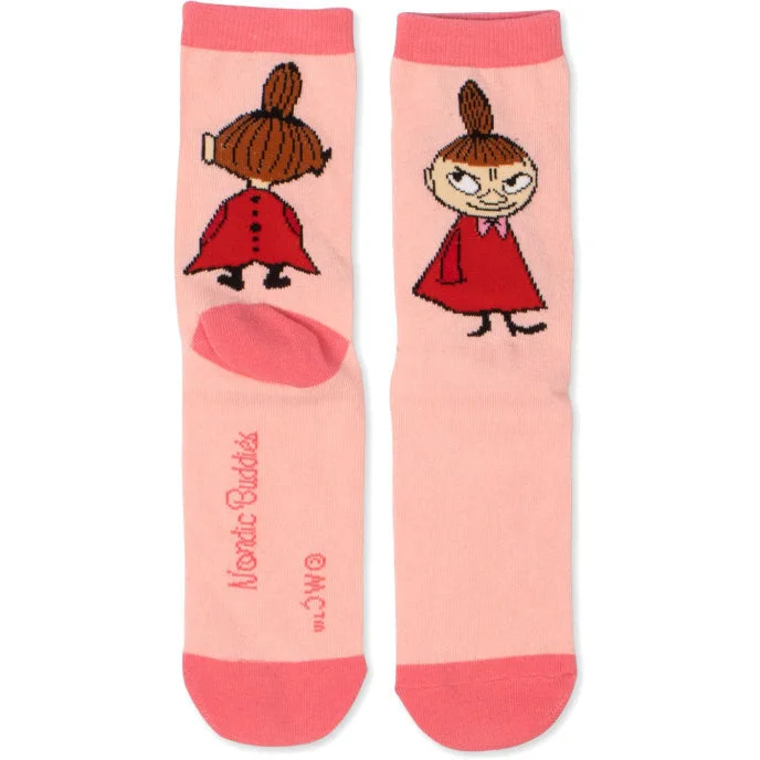 Moomin Little My Socks Light Pink 36-42 - Nordicbuddies