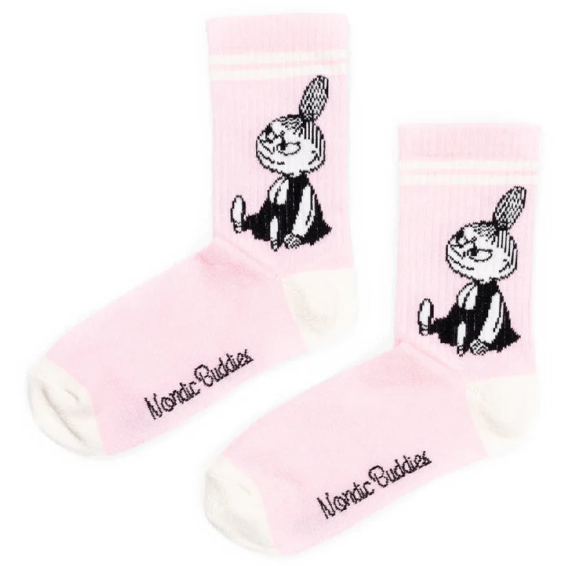 Little My Retro Socks Pink 36-42 - Nordicbuddies