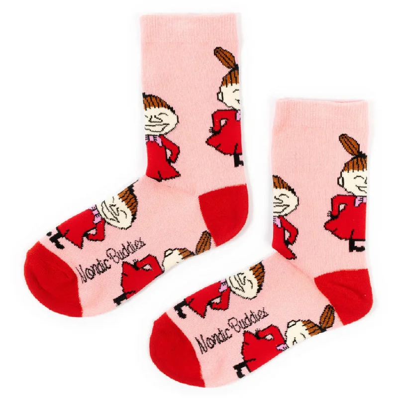 Little My Happiness Socks Pink 36-42 - Nordicbuddies