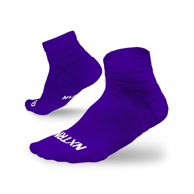 NXTRND Quarter Socks Purple (3-Pairs)