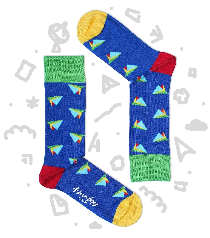 Paper Planes Bamboo Socks