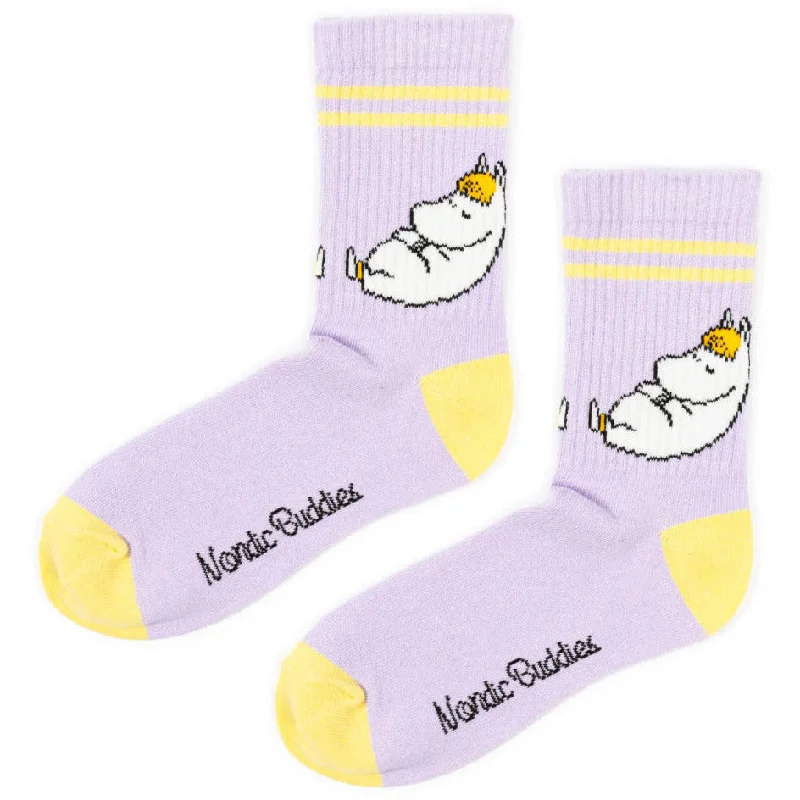 Snorkmaiden Retro Socks Lilac 36-42 - Nordicbuddies