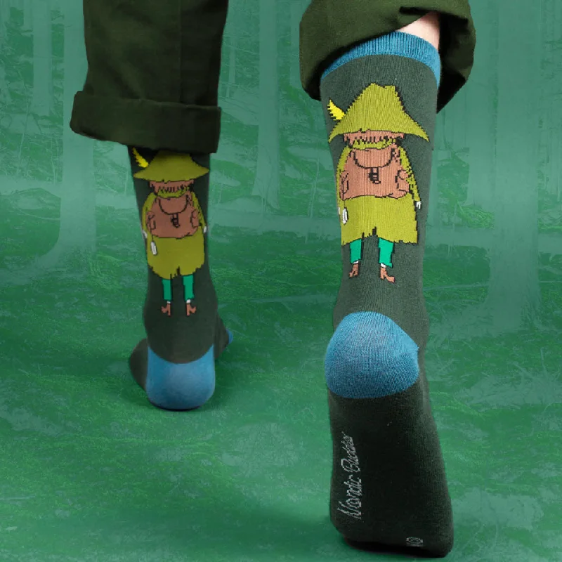 Snufkin Travelling Socks Green - Nordicbuddies