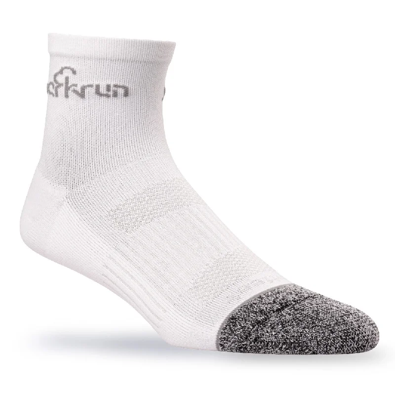 Half Crew White Socks